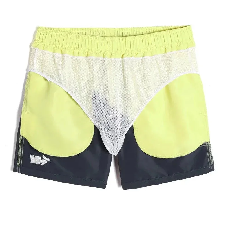 Neon Wave Board Shorts