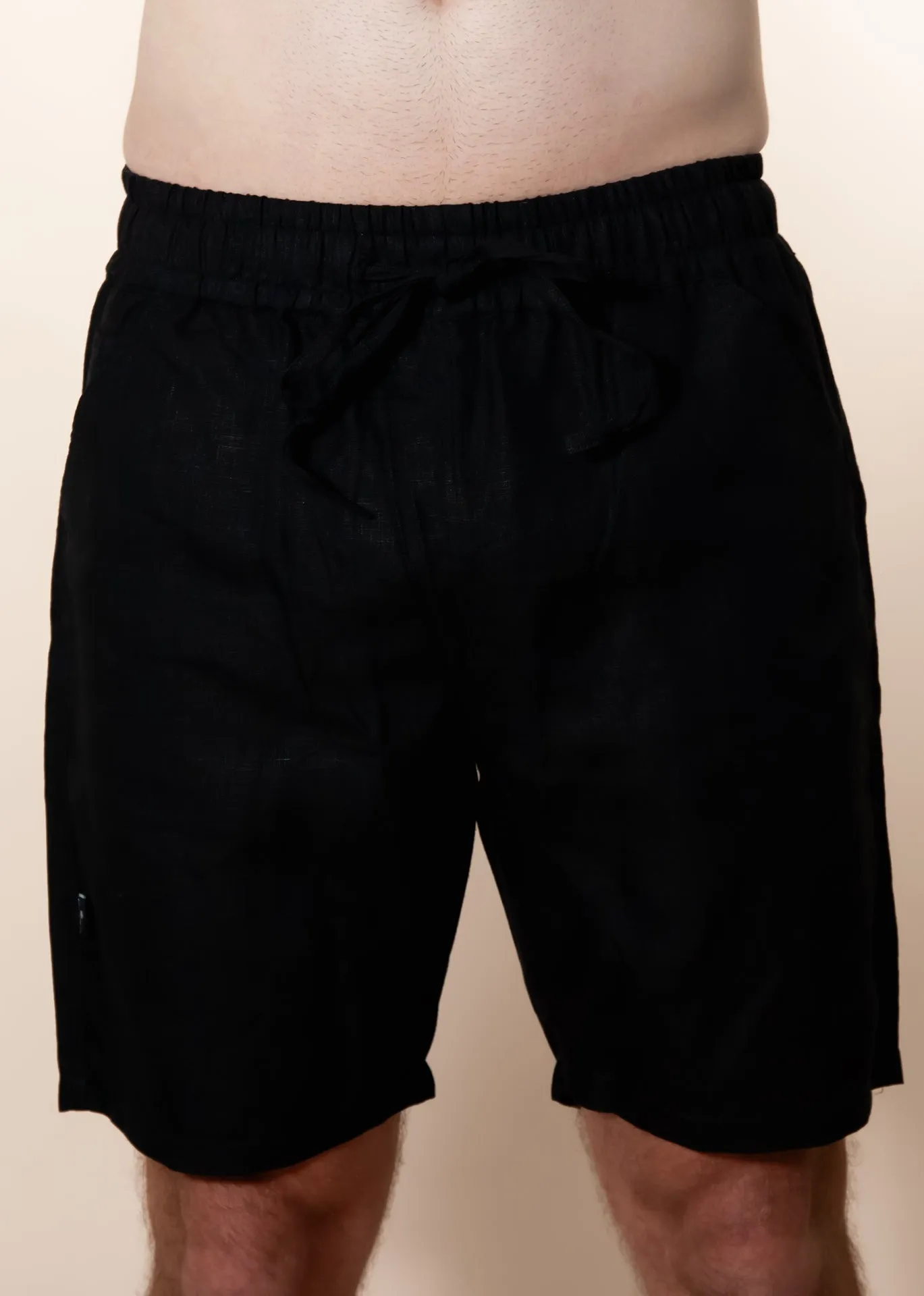 Nero - Italian Linen Shorts - Mr. Linen Co
