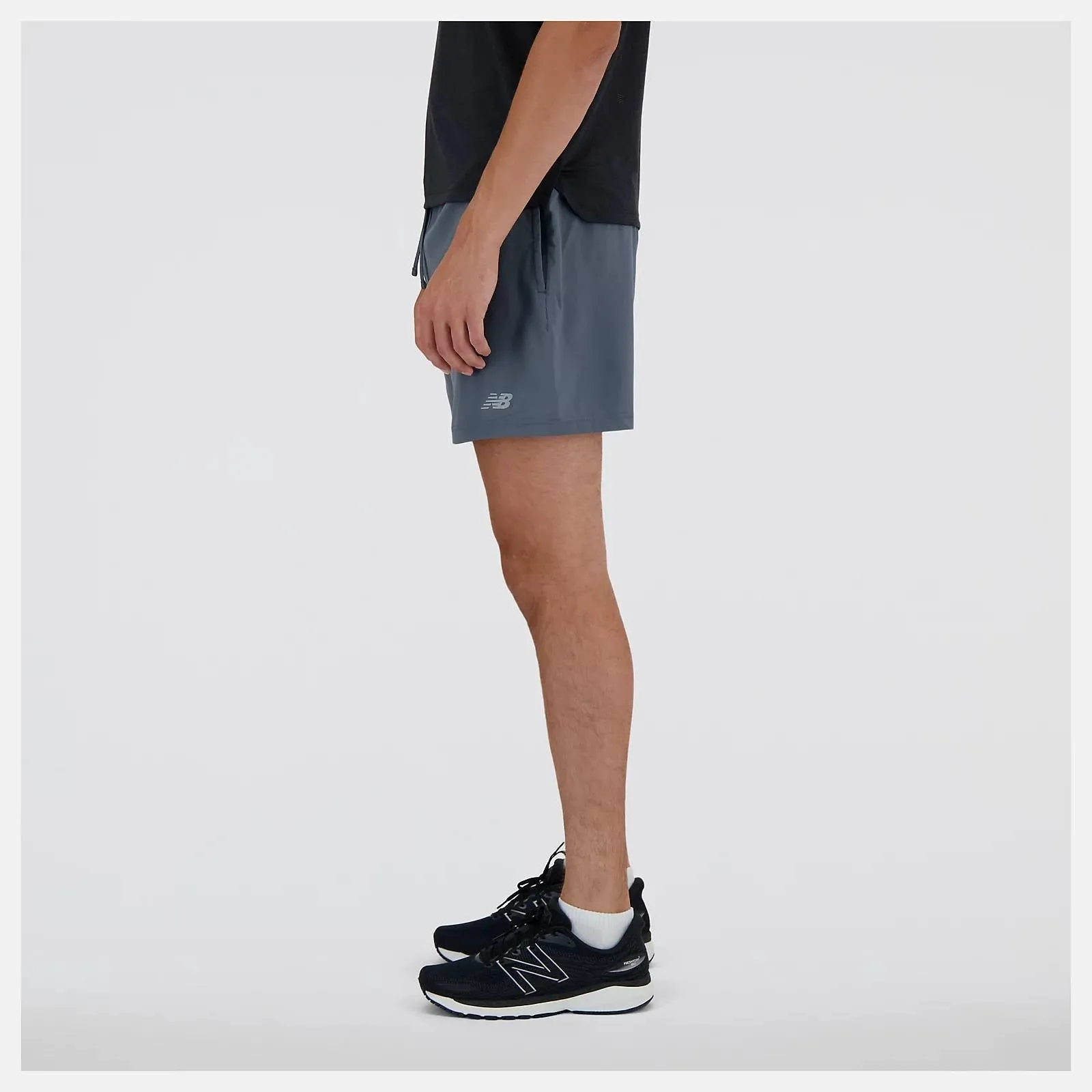 New Balance SE Short 5 inch (Mens) - Graphite