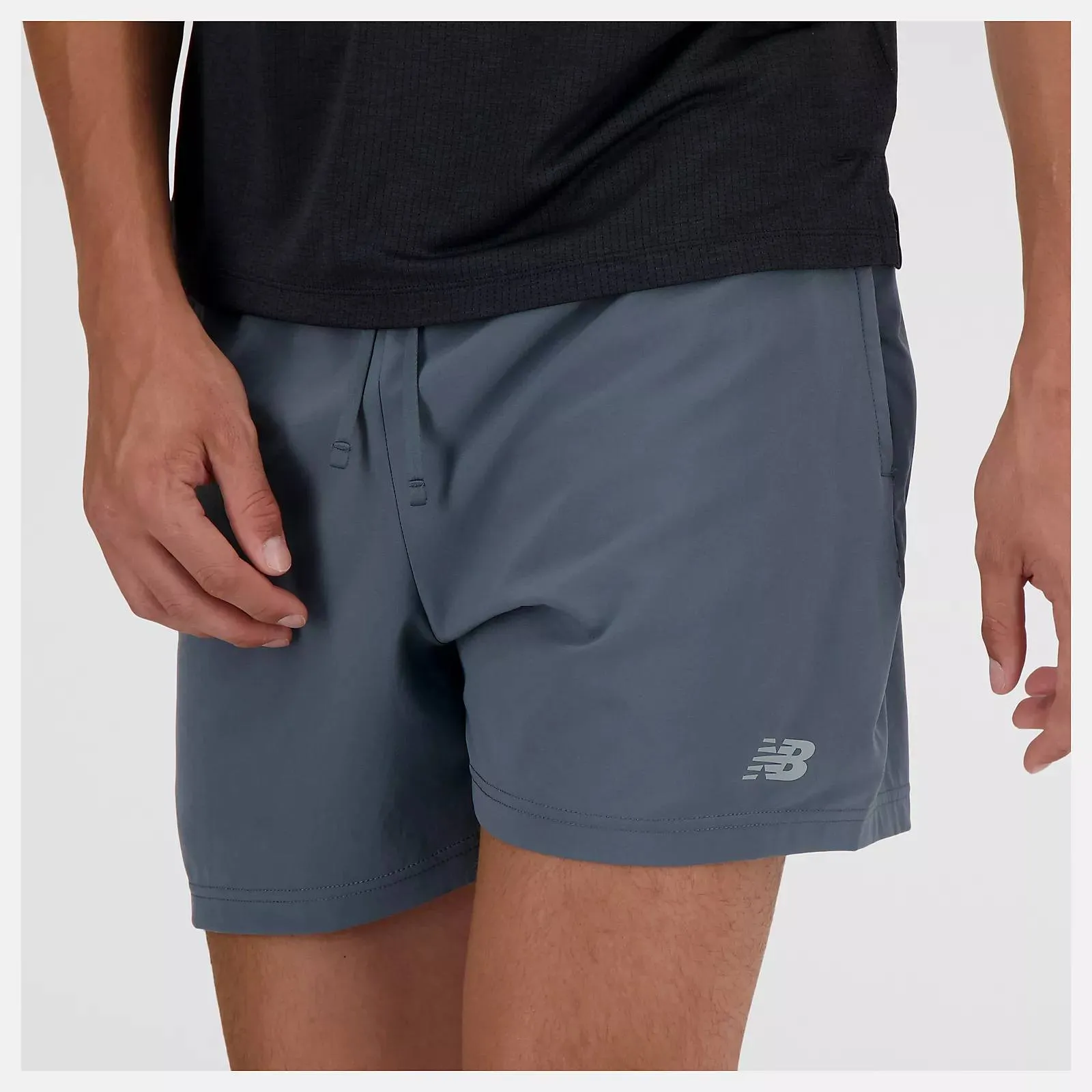 New Balance SE Short 5 inch (Mens) - Graphite