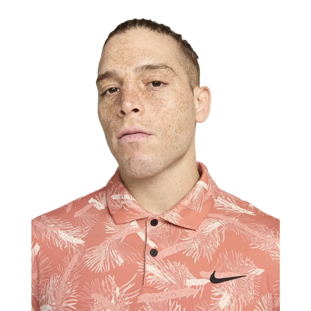 Nike Tour Men's Dri-FIT Pine Print Golf Polo - Course/Event Logo