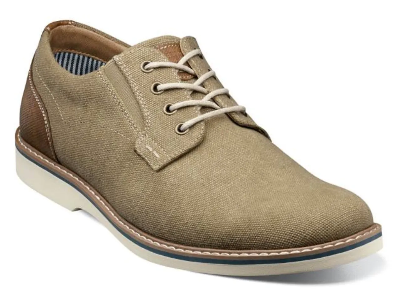 Nunn Bush BARKLAY Plain Toe Oxford - Khaki - 84856