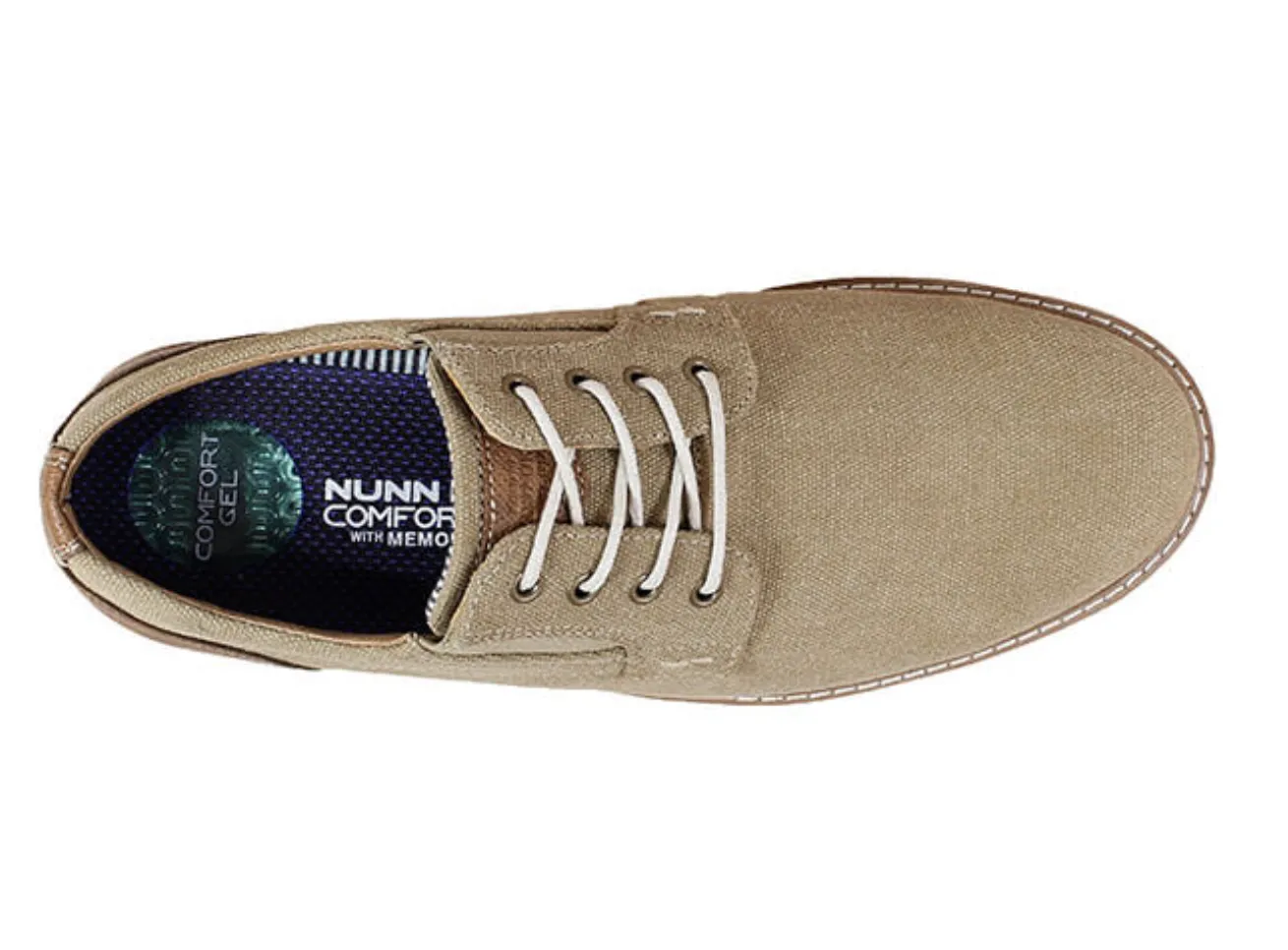 Nunn Bush BARKLAY Plain Toe Oxford - Khaki - 84856