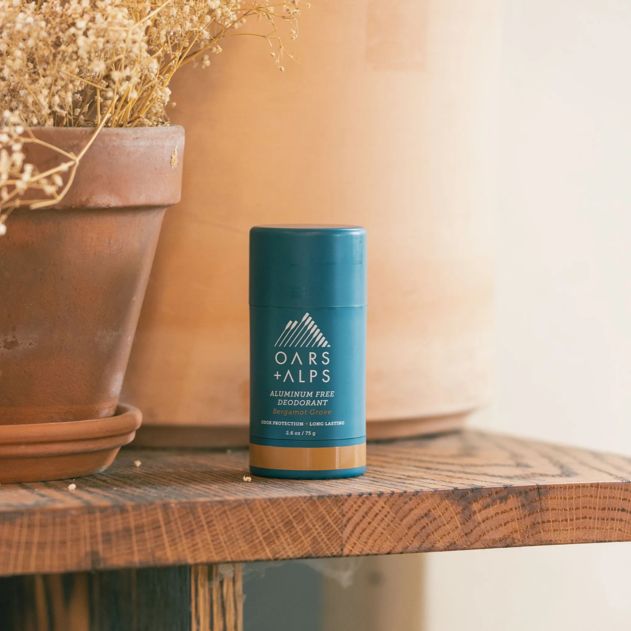 Oars   Alps Men's Aluminum Free Natural Deodorant, Bergamot Grove 2.6 oz.