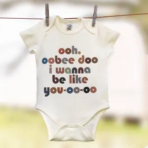 'Obee Doo'  Jungle Book film quote  babygrow