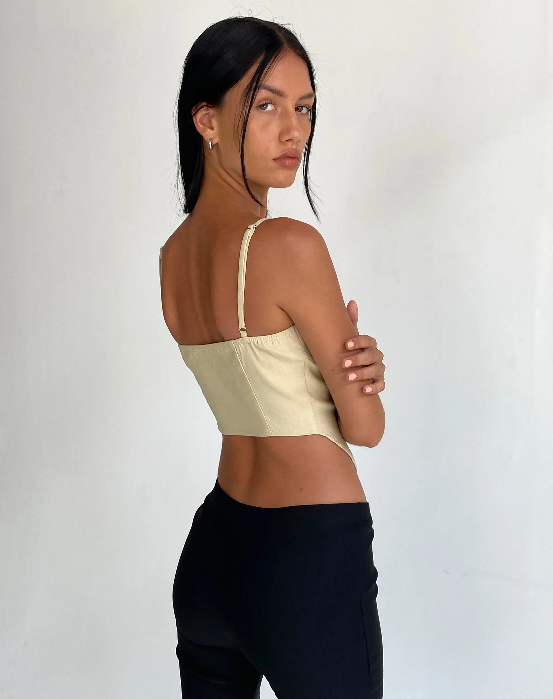 Oleta Cami Top in Cream