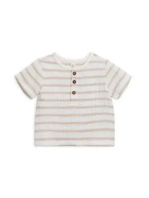 Organic Baby and Kids Dean Muslin Henley