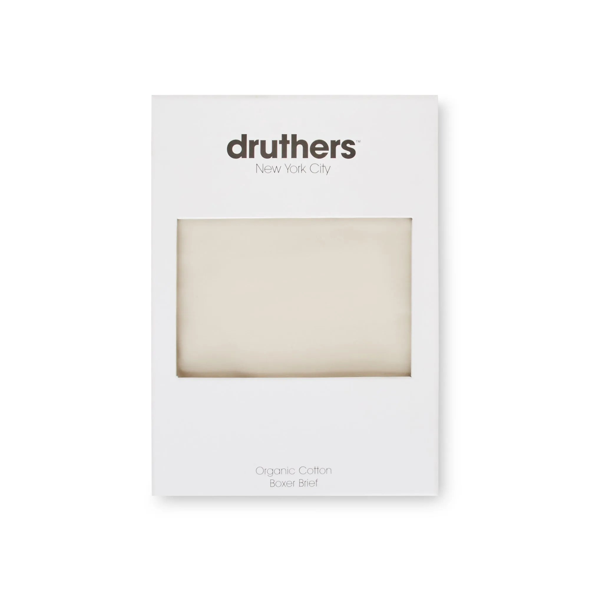 Organic Cotton Boxer Briefs - Off White