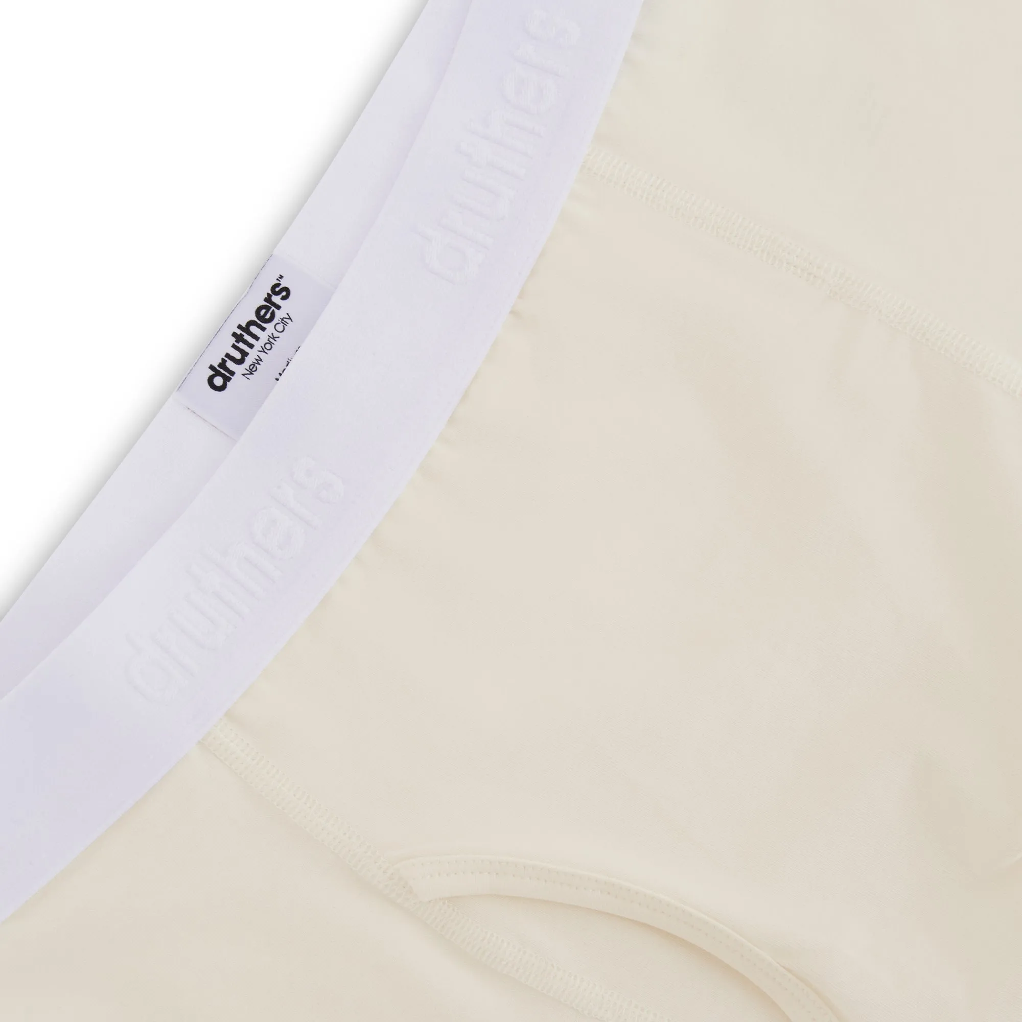 Organic Cotton Boxer Briefs - Off White