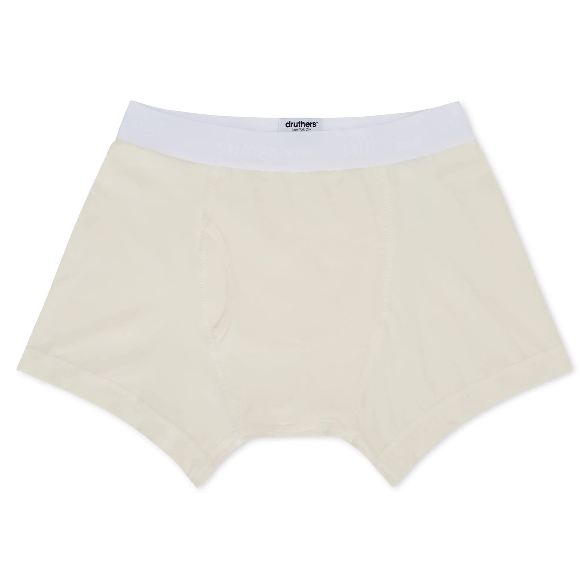 Organic Cotton Boxer Briefs - Off White