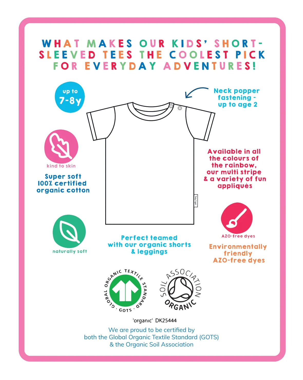Organic English Garden Print T-Shirt