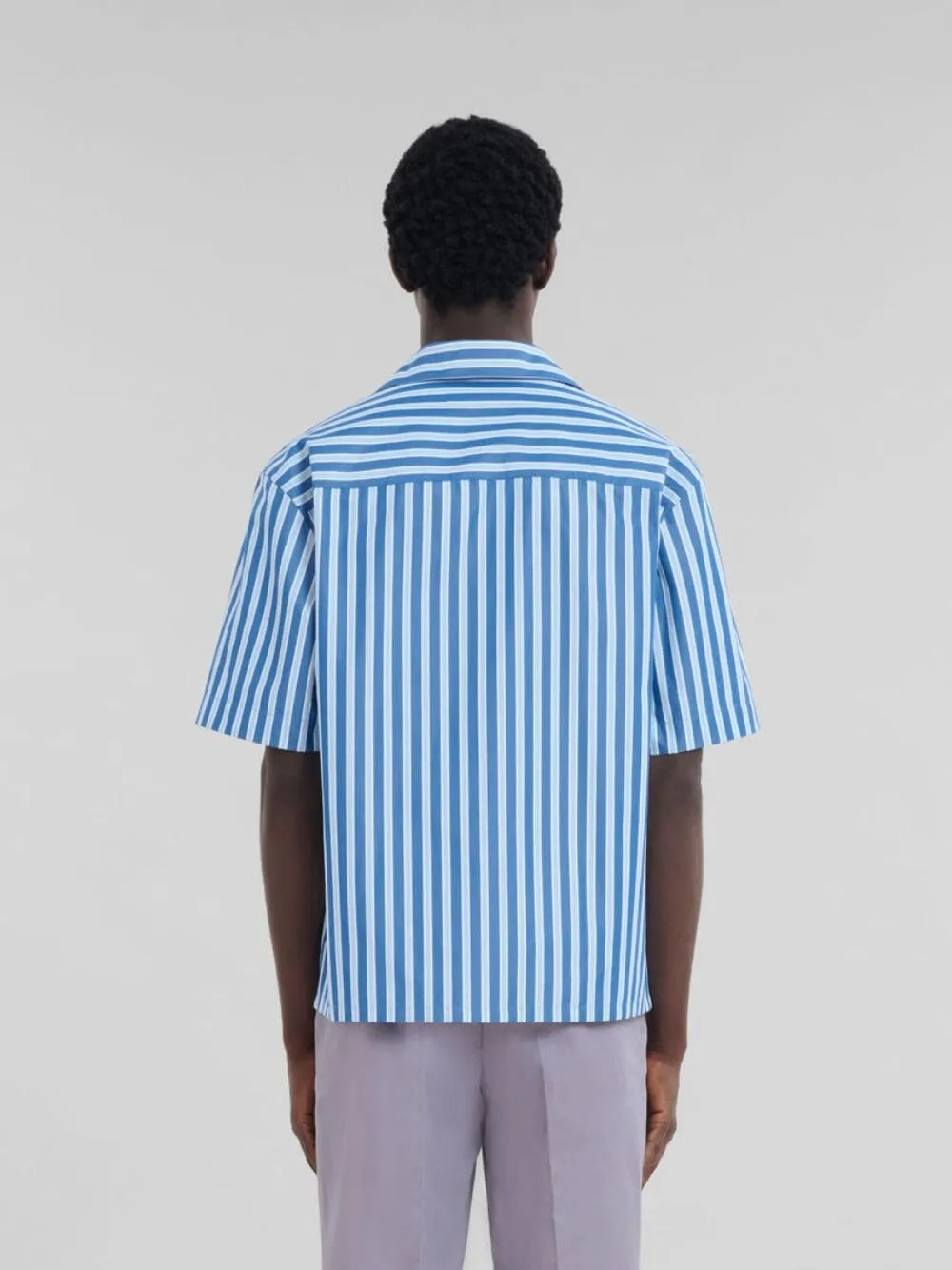 Organic Striped Bowling Shirt
