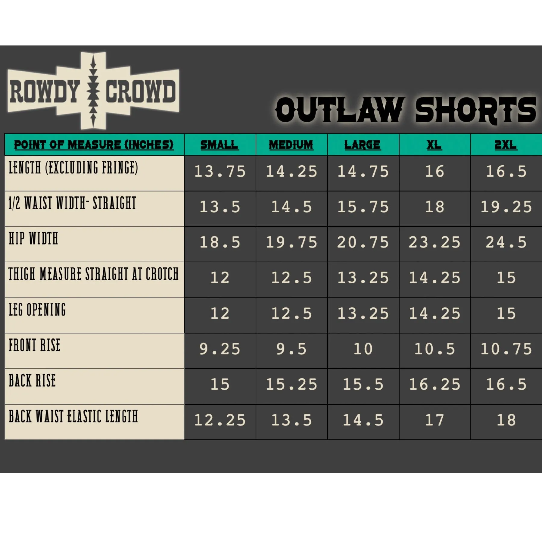 Outlaw Shorts