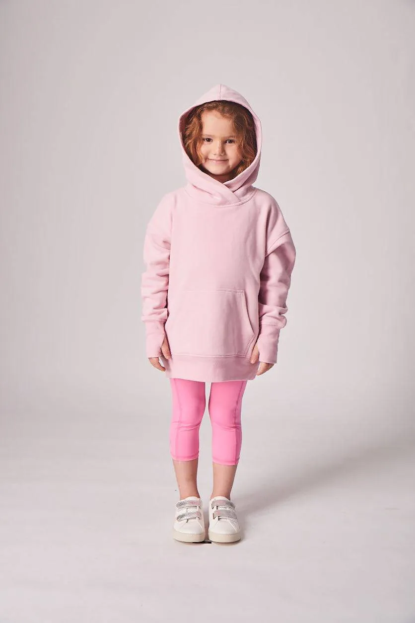 Oversized Super-Soft Hoodie - PASTEL PINK