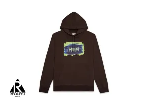Painted Logo Brushed Sweatshirt "Cacao"