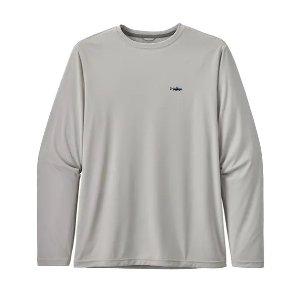 Patagonia Mens Cap Cool Daily Fish Graphic Long Sleeve Tee Shirt