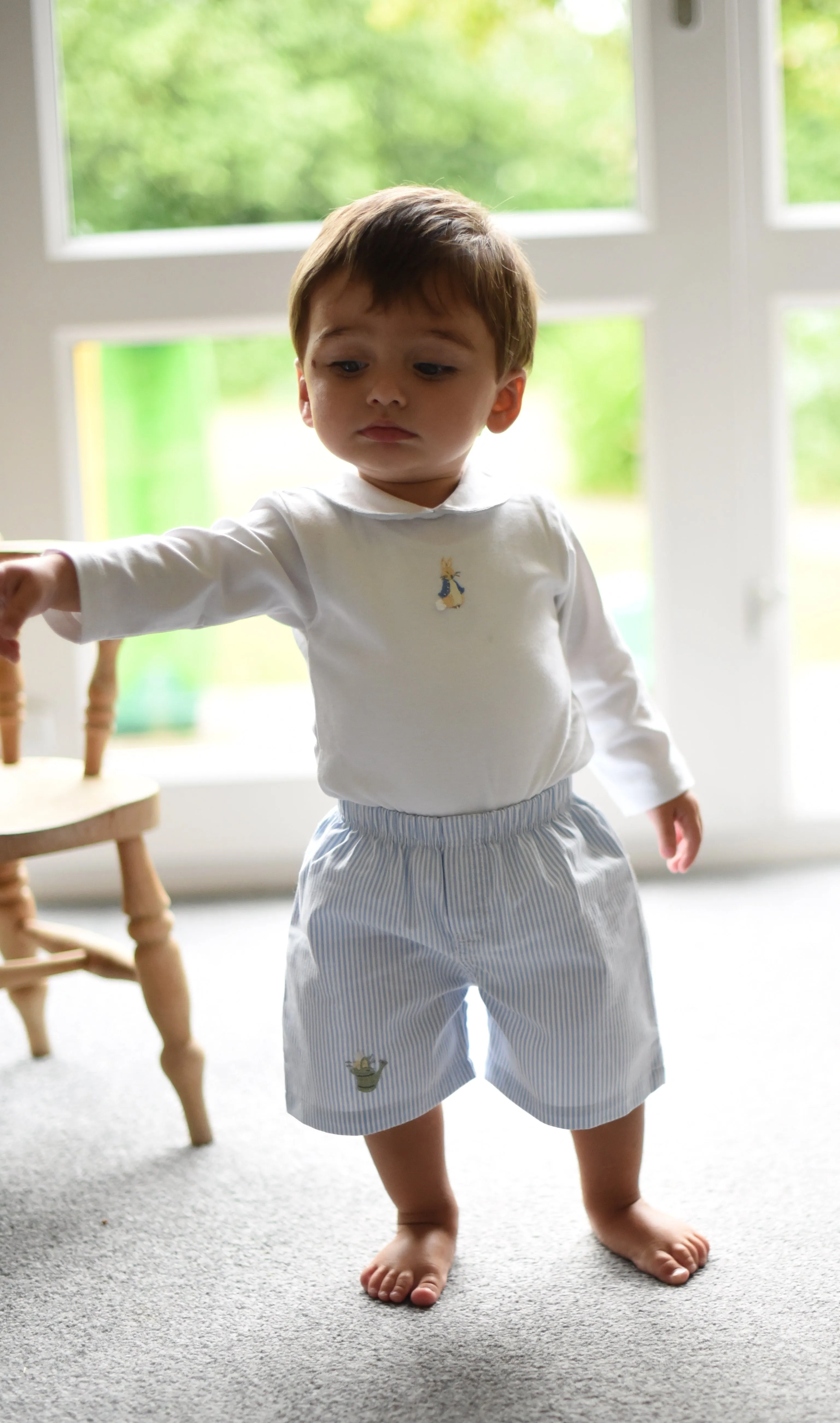 Peter Rabbit Striped Blue Shorts
