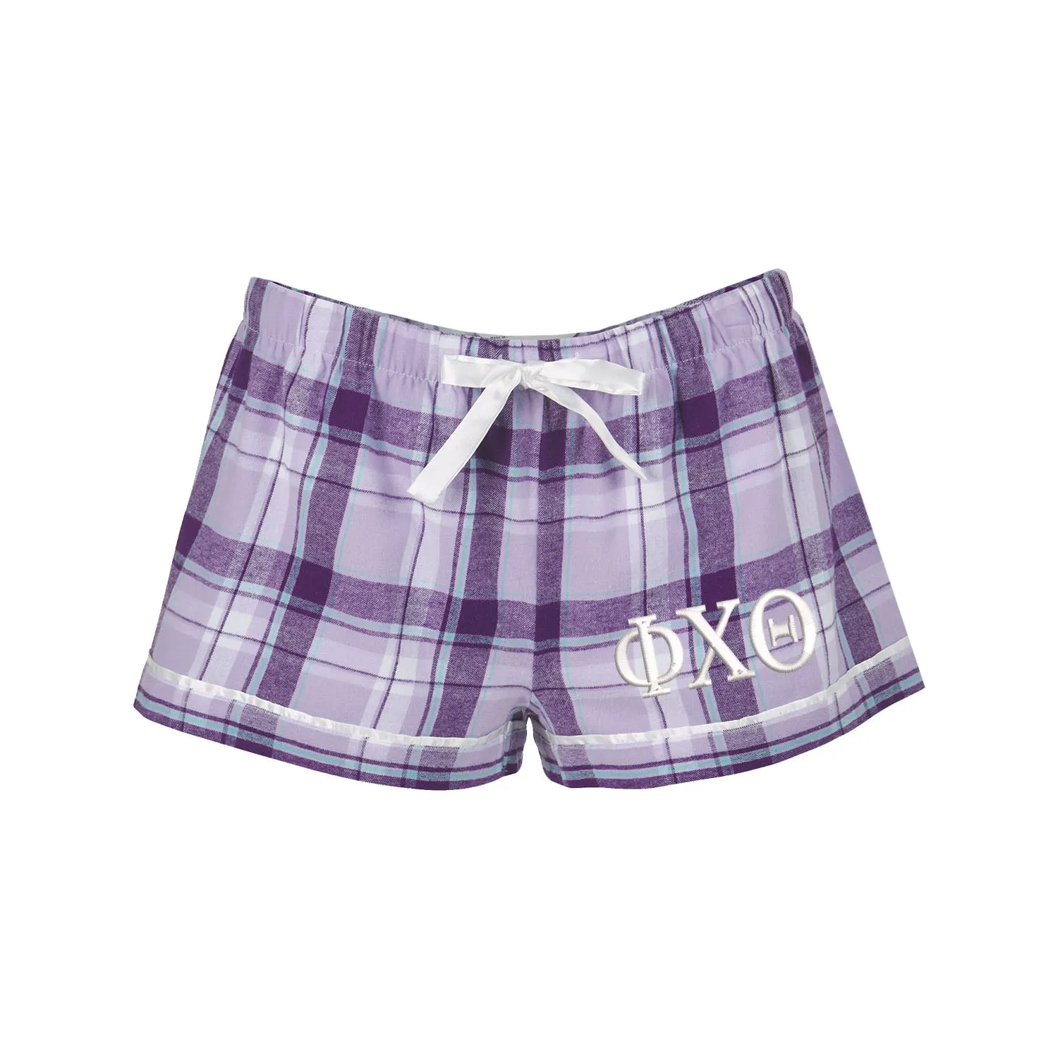 Phi Chi Theta Flannel Boxer Shorts