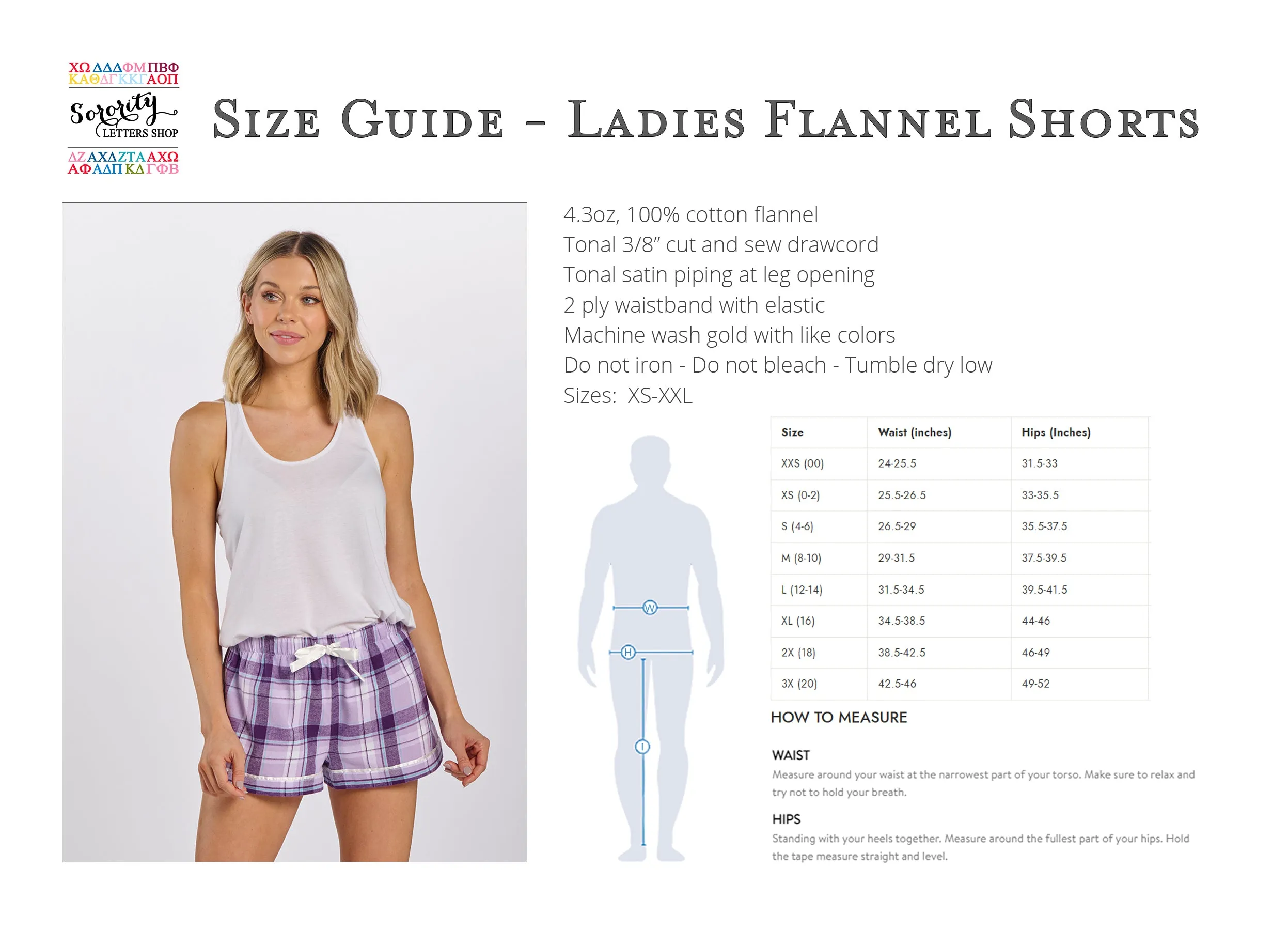 Phi Chi Theta Flannel Boxer Shorts
