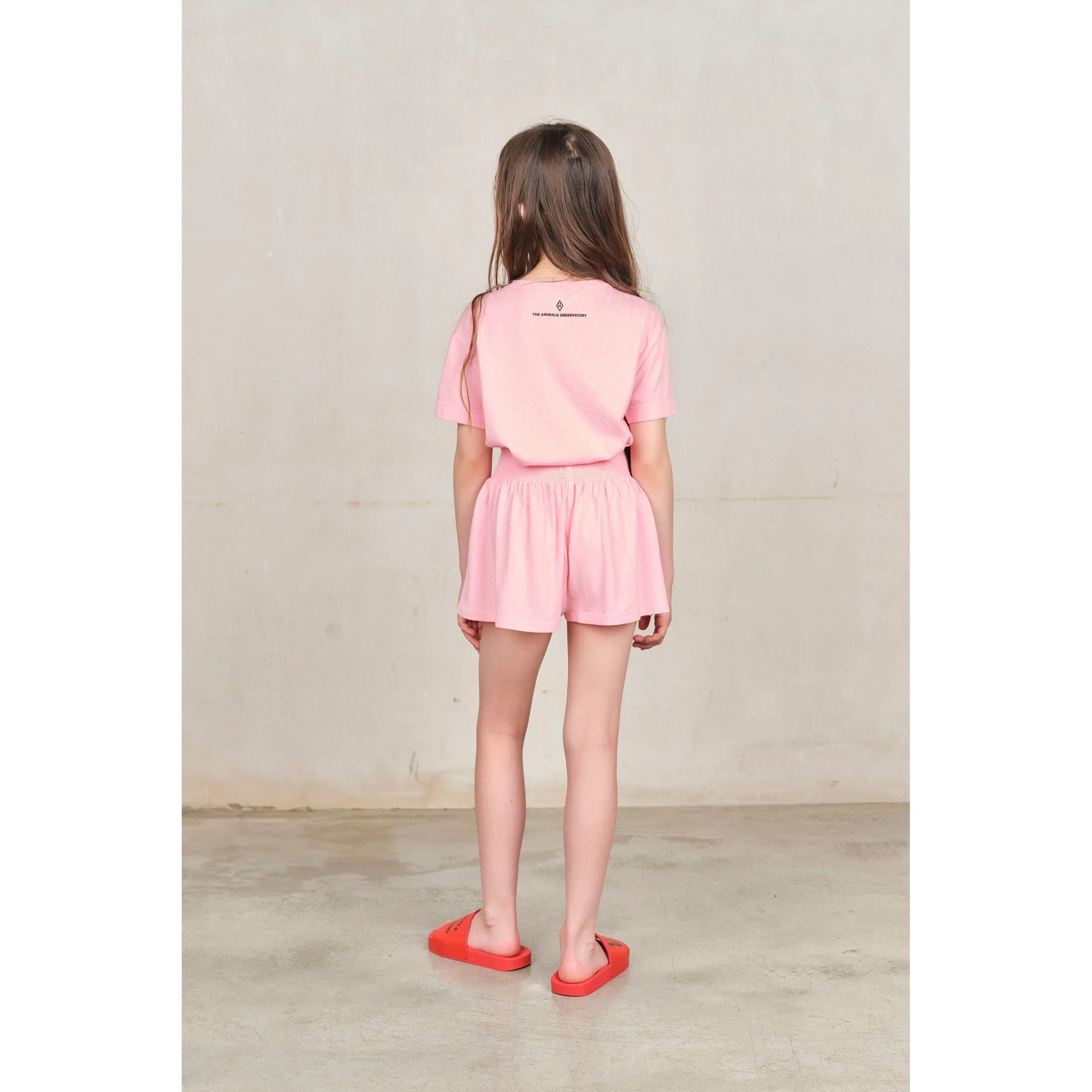 Pink Love Ostrich Shorts