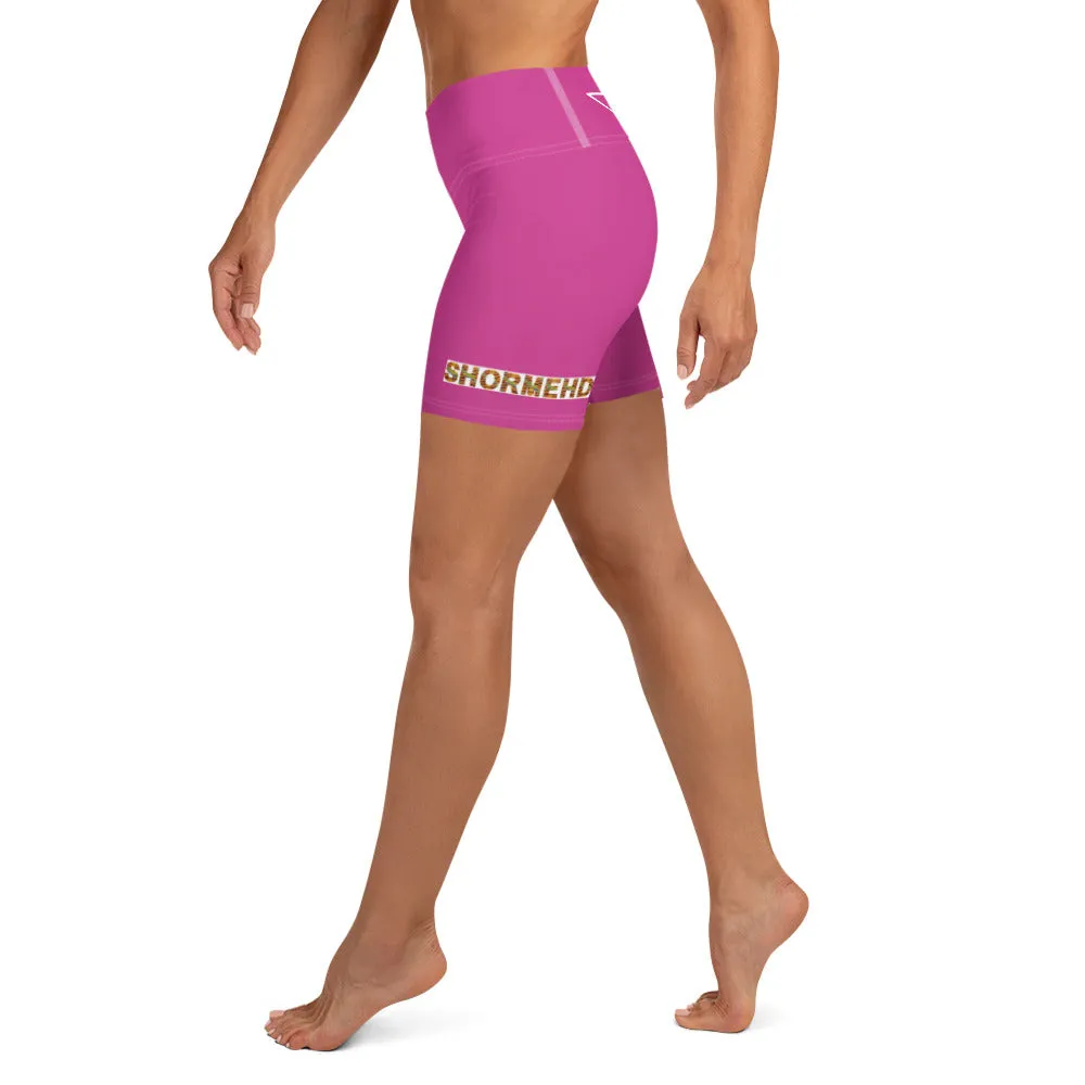 Pink SHORMEHD Biker Shorts