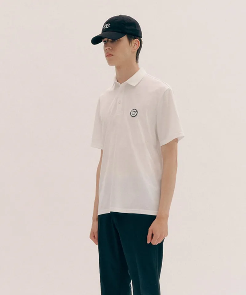 PIV'VEE Men's PK Shirt - Cloud White