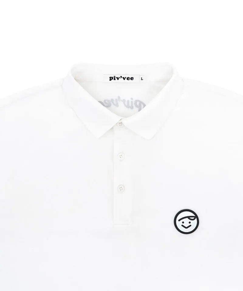 PIV'VEE Men's PK Shirt - Cloud White