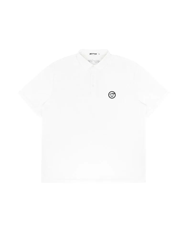 PIV'VEE Men's PK Shirt - Cloud White