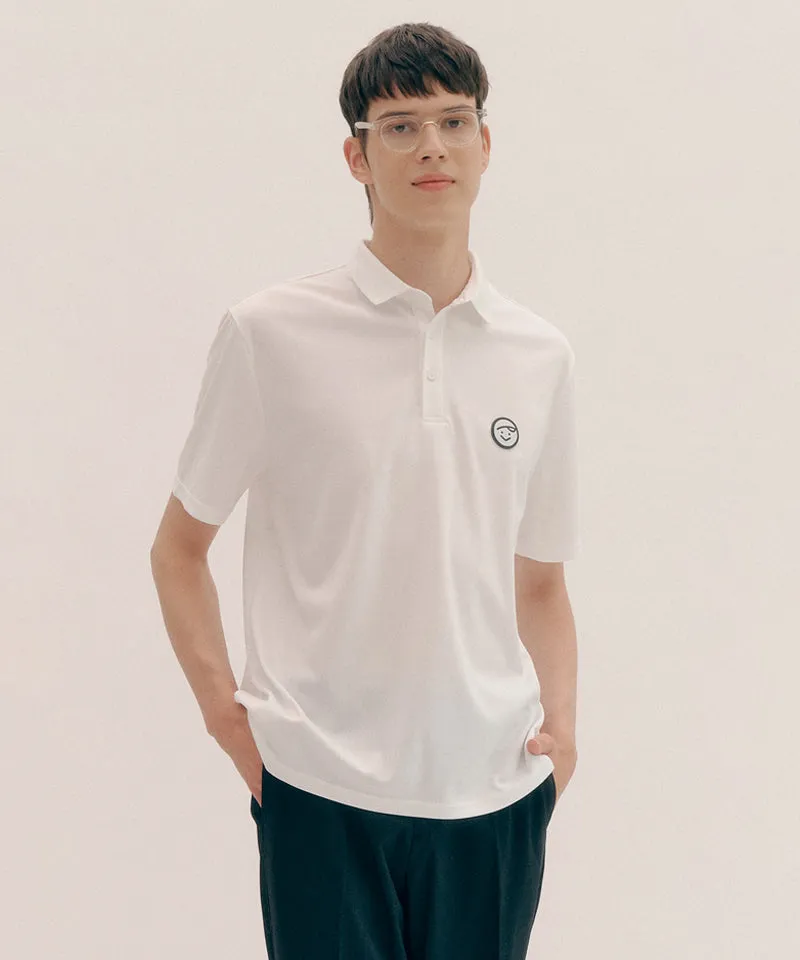 PIV'VEE Men's PK Shirt - Cloud White