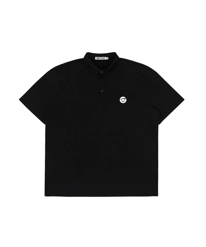 PIV'VEE Men's PK Shirt - Ebony Black