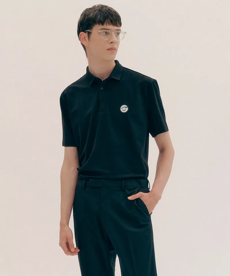 PIV'VEE Men's PK Shirt - Ebony Black