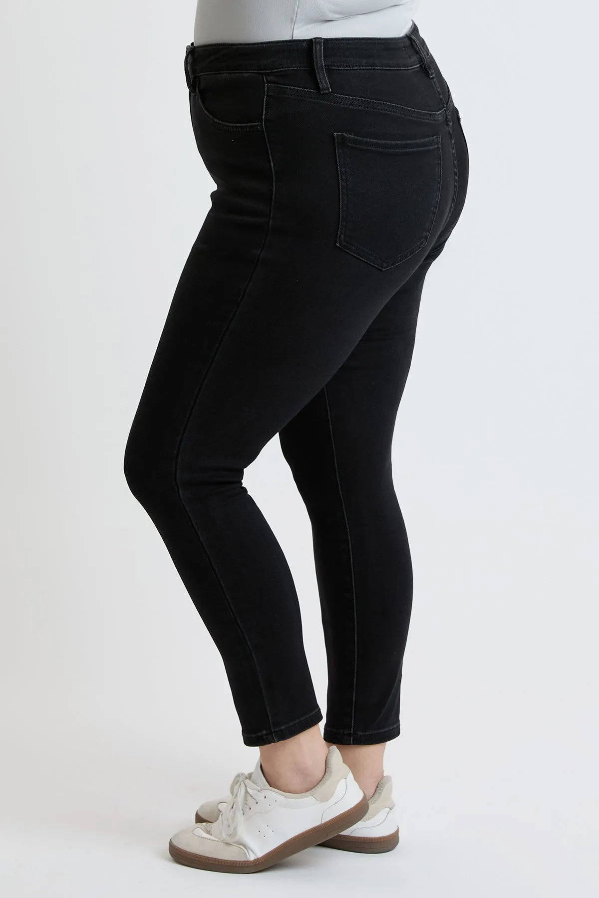 Plus Mid Rise Premium Stretch Skinny Jean