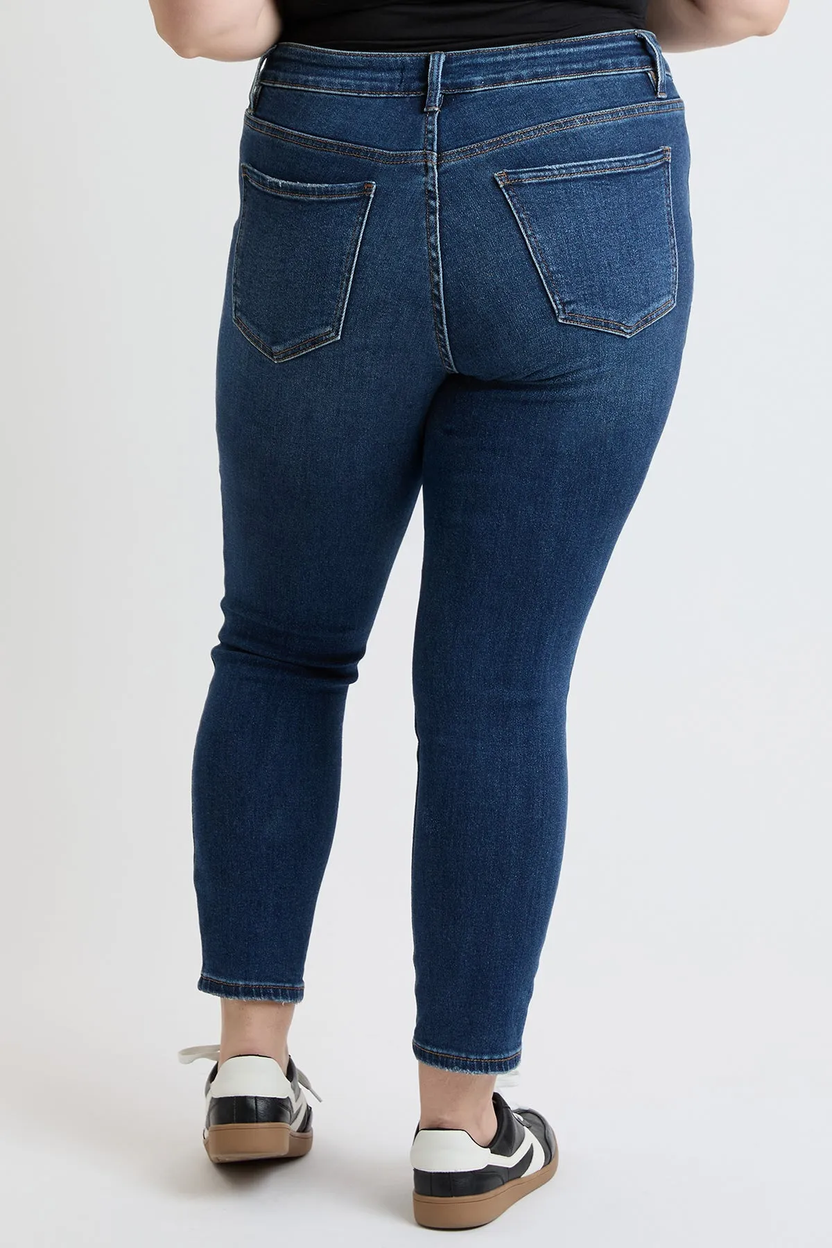 Plus Mid Rise Premium Stretch Skinny Jean