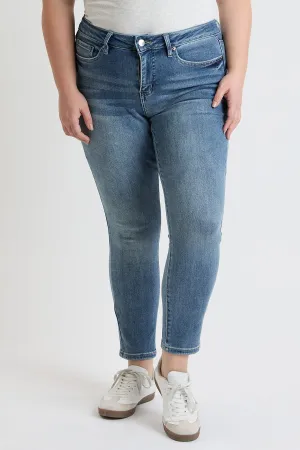 Plus Mid Rise Premium Stretch Skinny Jean