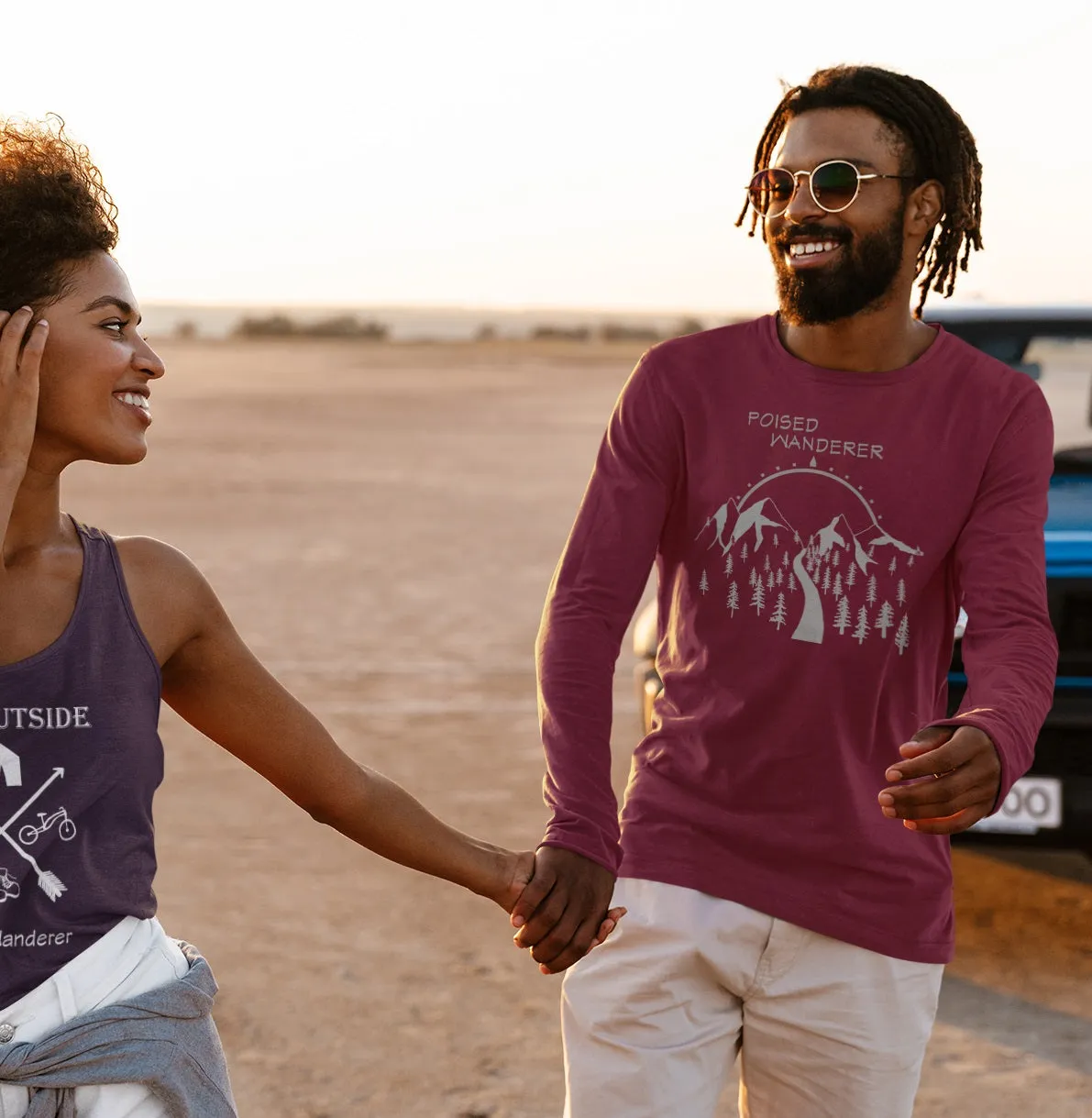 Poised Wanderer Long Sleeve T-Shirt