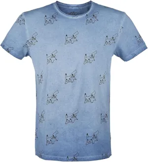 Pokémon - Pikachu All Over - T-Shirt