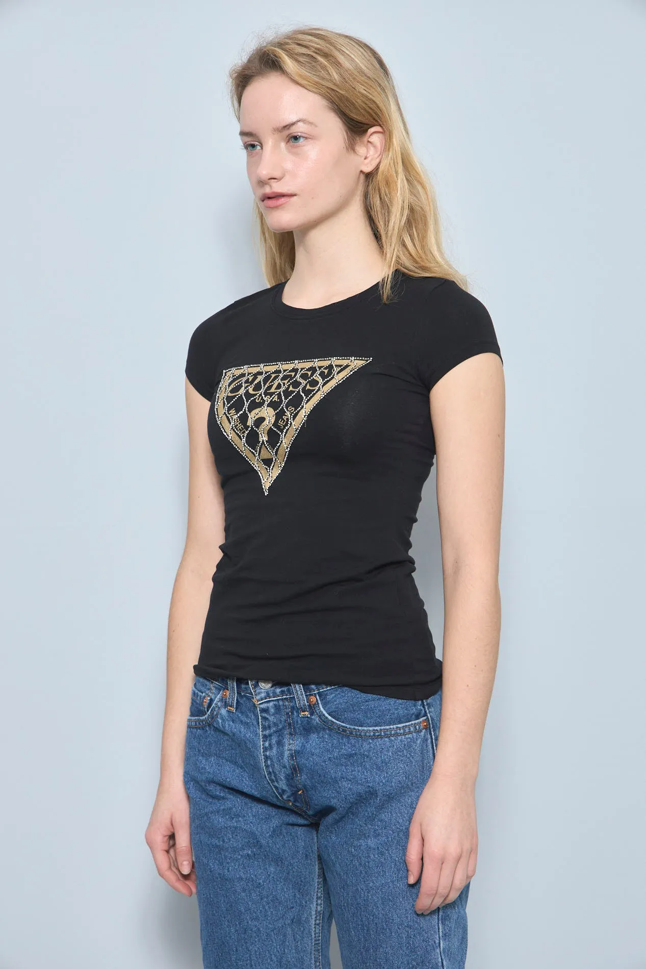 Polera Negro smart guess Talla Xs