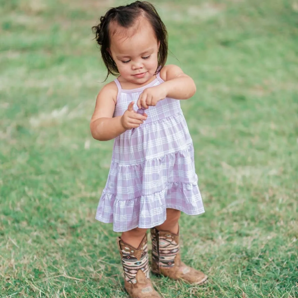 Poni Palaka Bamboo Ruffle Tier Dress: 5/6