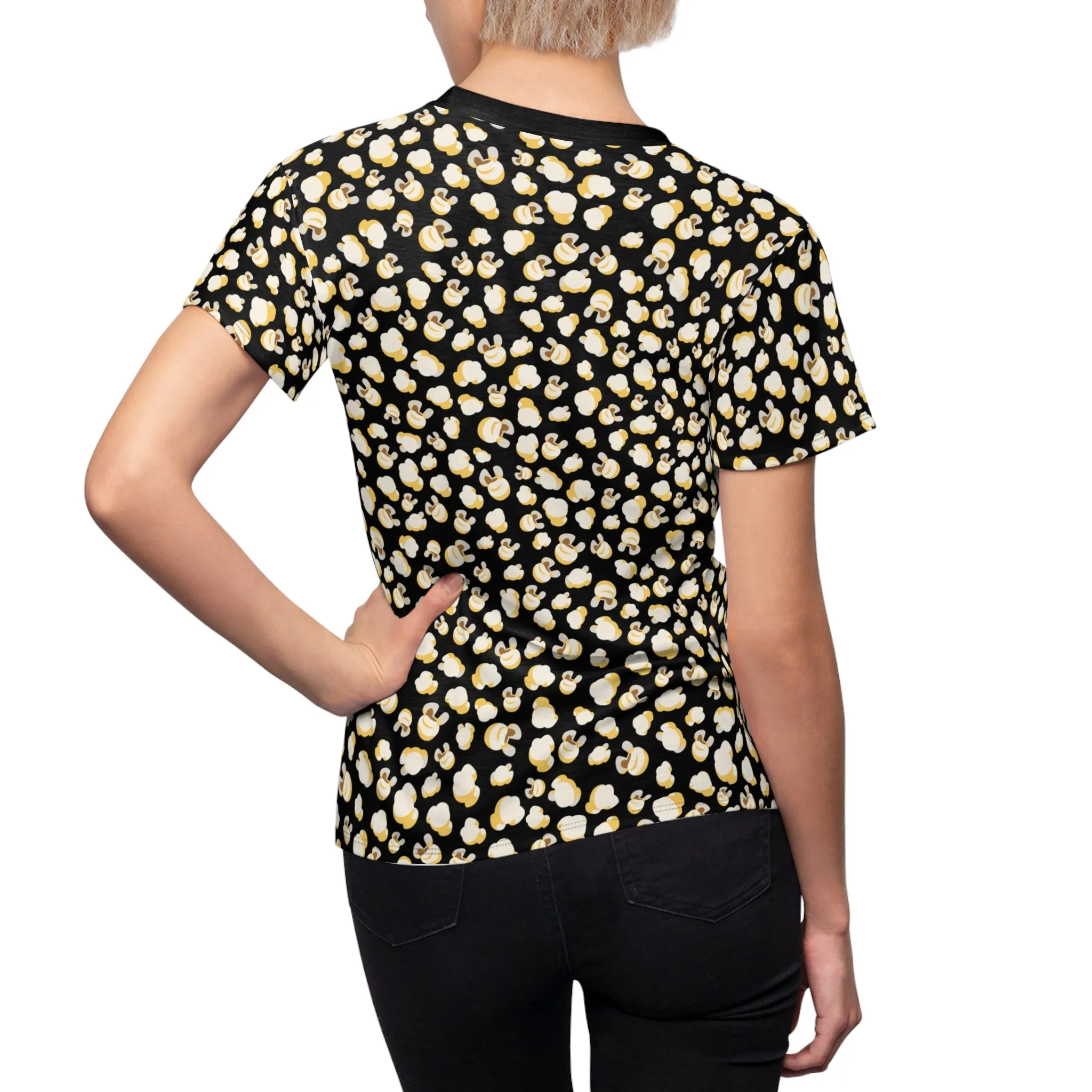 Popcorn Womens  T Shirt Halloween Costume - Saiko Studio
