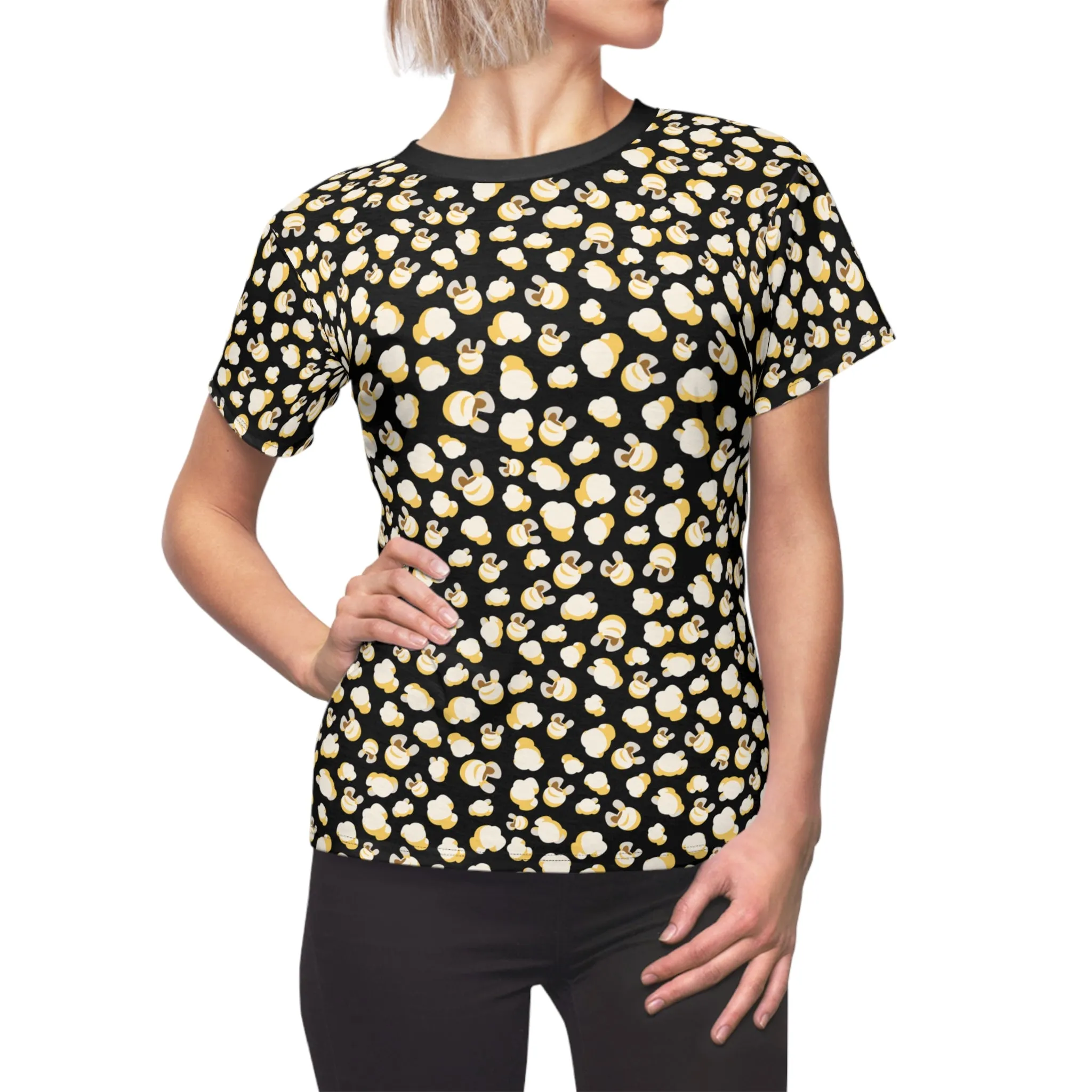 Popcorn Womens  T Shirt Halloween Costume - Saiko Studio