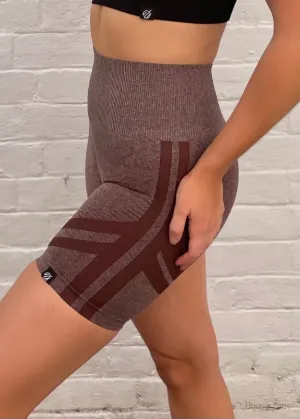 POWER CRUNCH SHORTS 2.0 in DARK COFFEE