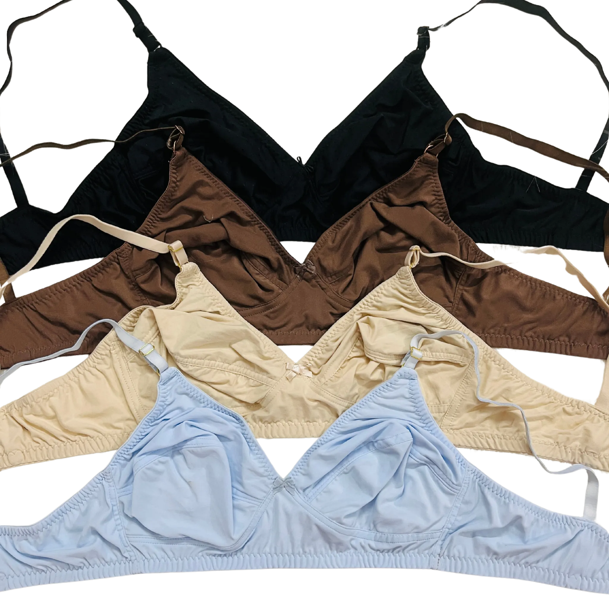 Premium Ice Silk Full-Cup Bra (4 Pcs) | The Ultimate Summer Comfort