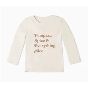 Pumpkin Spice Cotton Long Sleeve Shirt