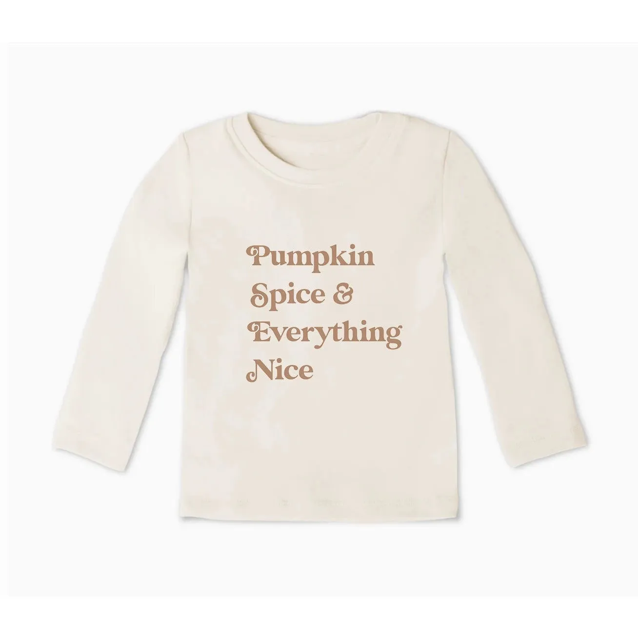 Pumpkin Spice Cotton Long Sleeve Shirt