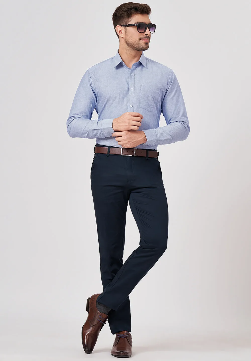 Pure Cotton Formal-slim Fit Shirt - S35927