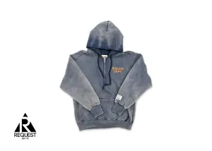 Quarter Zip Hoodie "Vintage Navy/Orange"