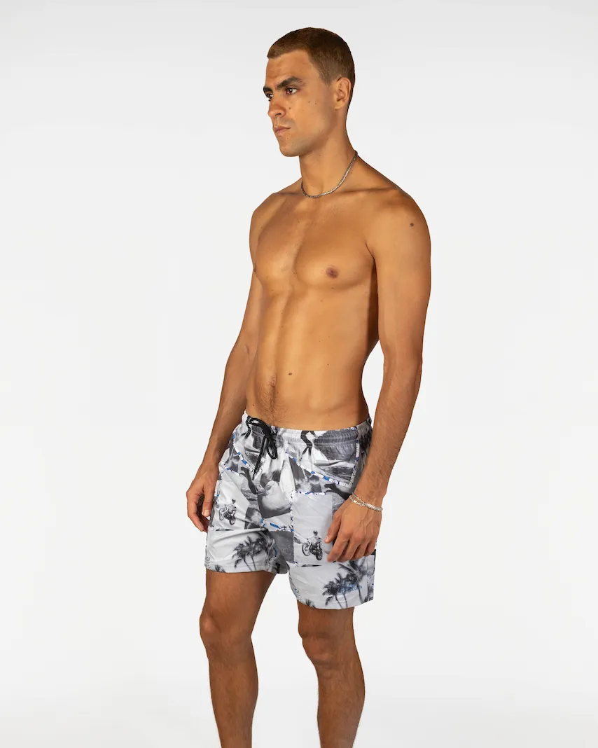 Reckless Trunk - Grey and Blue