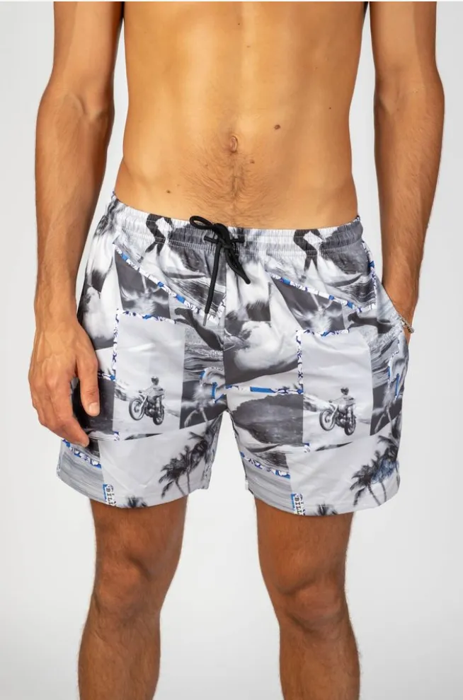 Reckless Trunk - Grey and Blue