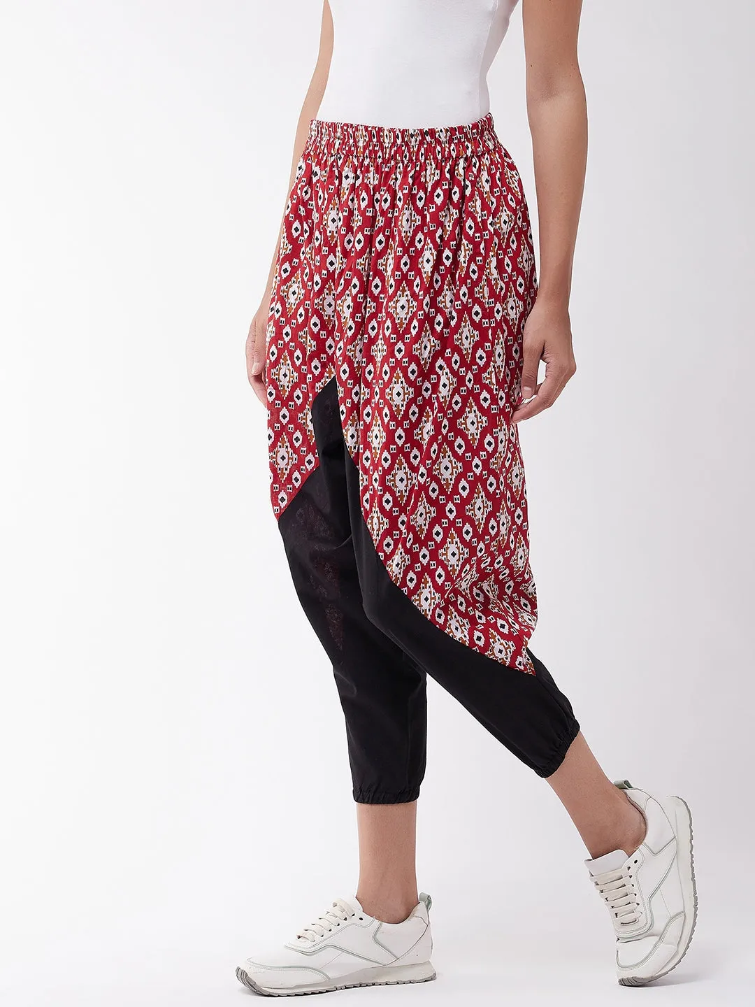 Red And Black Patola Harem