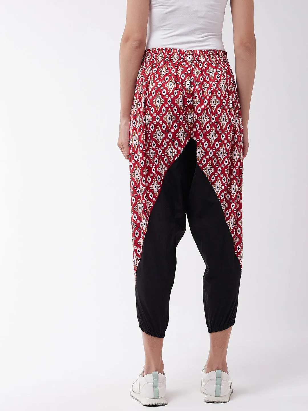 Red And Black Patola Harem
